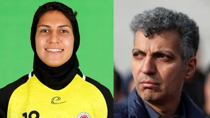 بوسه عادل فردوسی‌پور بر شانه های مادر عزادار ملیکا محمدی/ ویدئو