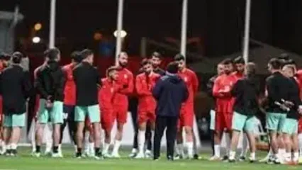 آخرین تمرین تیم ملی پیش از بازی با سوریه/ ویدئو