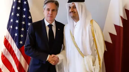 دیدار وزرای خارجه آمریکا و قطر در اردن