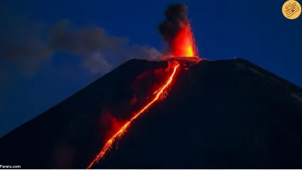 (ویدئو) فوران بلندترین آتشفشان فعال در اوراسیا