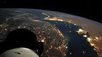 تصویر زیبای خلیج فارس از یک ایستگاه فضایی + فیلم