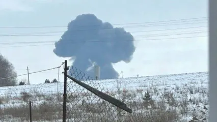 سقوط هواپیمای روسی حامل اسرای اوکراینی/ ویدئو