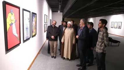 بازدید رئیس سازمان فرهنگ و ارتباطات اسلامی از نمایشگاه  آمریکای لاتین
