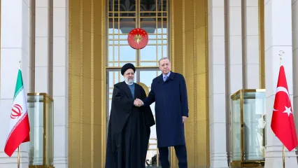 استقبال رسمی رجب طیب اردوغان رئیس جمهور ترکیه از رئیسی
