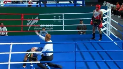 ( ویدیو) ضربه پای شدید عبدالمالکی و ناک‌اوت حریف سعودی در مبارزه قهرمانی