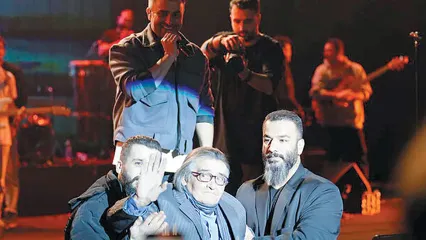 حضور رضا رویگری در کنسرت طلیسچی