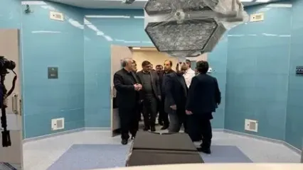 افتتاح پروژه بخش سوختگی بیمارستان آیت‌الله موسوی زنجان در دهه فجر