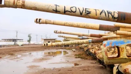 قبرستان تانک‌های دیکتاتور سابق عراق کجاست؟ + ببینید
