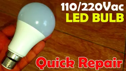 (ویدئو) نحوه تعمیر لامپ ال ای دی(LED) در 2 دقیقه به سبک برقکار بنگلادشی