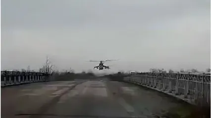 (ویدئو) لوپس بالگردهای میل-24 اوکراین