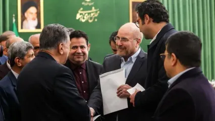 تصاویر: دیدار اعضای اتاق بازرگانی ایران و اعضای اتاق تهران با قالیباف