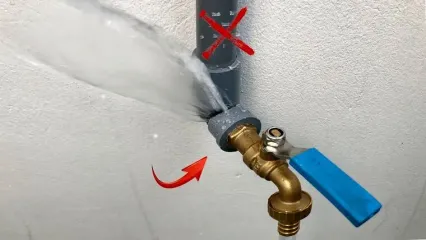 (ویدئو) یک روش خلاقانه و سریع برای نصب شیر آب و تعمیر شکستگی لوله