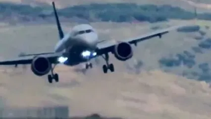 (ویدئو) لحظات ترسناک از کار افتادن موتور ایرباس A۳۲۰