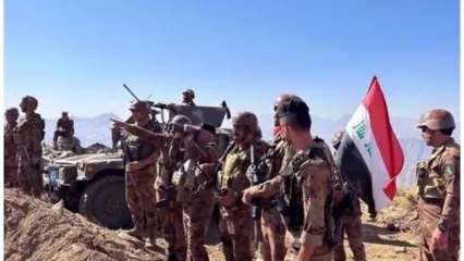 درگیری ارتش عراق و الحشد الشعبی با داعش