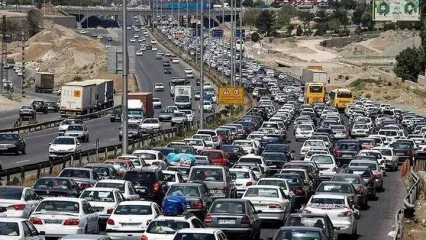 آخرین وضعیت جوی ترافیکی کشور | ترافیک سنگین آزادراه کرج - تهران