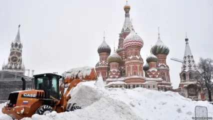 تصاویر جدید از یخ زدن مسکو؛با دمای منفی ٢٣ درجه