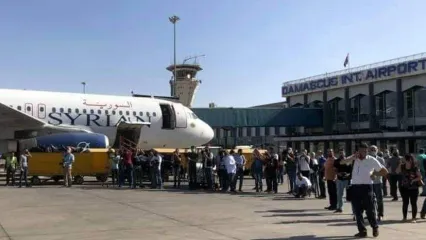 حمله به فرودگاه دمشق