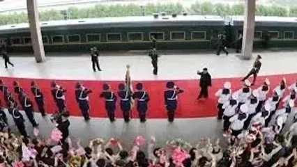 ویدئو/ نحوه سفر رهبر کره شمالی با قطار