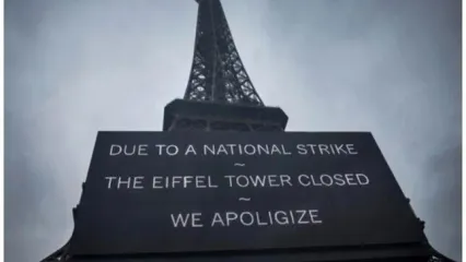 بازگشایی برج ایفل پس از 6 روز تعطیلی