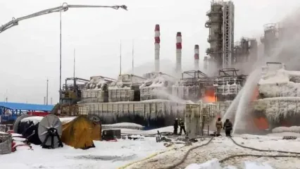 اوکراین یک پمپ بنزین در نزدیکی سن پترزبورگ را هدف قرار داد