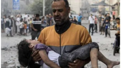 گریه خبرنگار الجزیره در ساعات سخت جنگ غزه+ فیلم