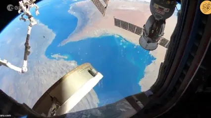 (ویدئو) پنجره‌ای رو به جهان؛ خلیج فارس را از ایستگاه فضایی ببینید