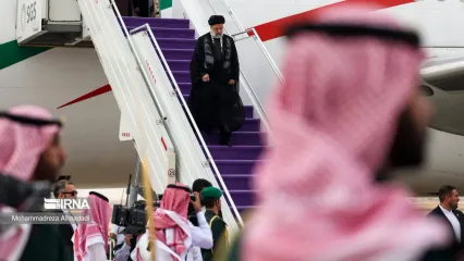 تصاویر سفر رئیس جمهور به عربستان