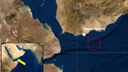 حادثه دریایی در سواحل عدن و صدای انفجار در شهر الحدیده یمن
