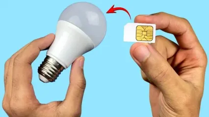 (ویدئو) چگونه لامپ ال ای دی(LED) قدیمی را با سیم کارت تعمیر کنیم؟
