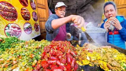 (ویدئو) غذاهای مشهور خیابانی 82 هزار تومانی در مراکش؛ از آبگوشت تا بره کبابی