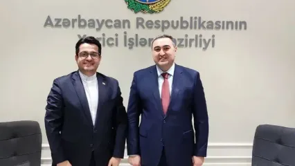 موسوی با مدیرکل جدید منطقه‌ای وزارت امور خارجه جمهوری آذربایجان دیدار کرد