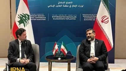 دیدار وزیر فرهنگ با وزیر ارتباطات و اطلاع‌رسانی لبنان