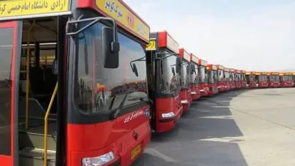 استفاده از توان حداکثری اتوبوسرانی تهران در ایام پایانی سال