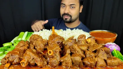 (ویدئو) خوردن 3.5 کیلوگرم چلو ماهیچه به سبک دیدنی جوان مشهور بنگلادشی