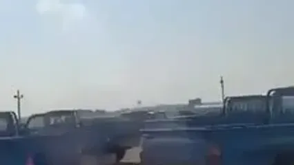 (ویدئو) دپو شدن چند هزار دستگاه نیسان آبی در ناکجاآباد