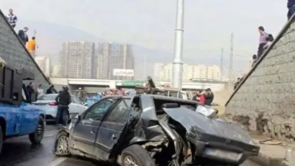 افزایش احتمال وقوع تصادف در معابر خلوت تهران
