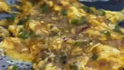 (ویدئو) غذای خیابانی در بنگلادش؛ تهیه ساندویچ املت با تخم قو