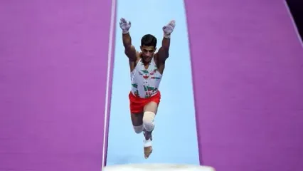 نماینده ایران در مسابقات ژیمناستیک جهانی باکو نهم شد