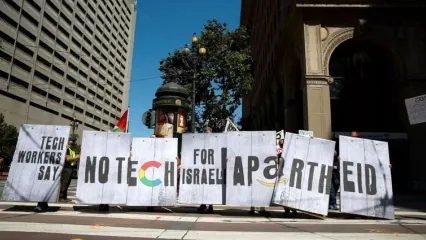 اخراج نیرو در گوگل به خاطر اعتراض به قرارداد با اسرائیل