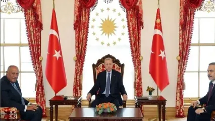 دیدار پشت درهای بسته اردوغان و وزیر خارجه مصر