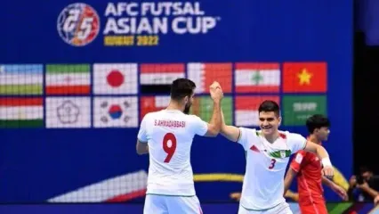 ویدیو: گل سوم تیم ملی فوتسال ایران به کویت توسط سعید احمدعباسی