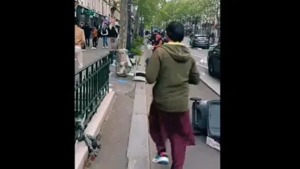 شورش اتباع افغانستانی در پاریس در پی کشته شدن 3 تبعه افغان/ ویدئو
