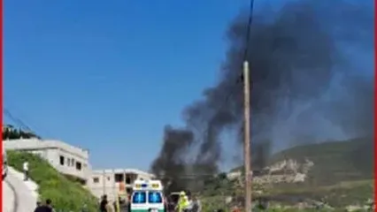 حمله پهپادی اسرائیل به خودرویی در جنوب لبنان +فیلم