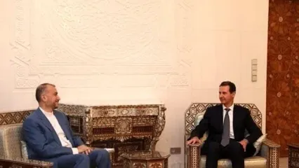 دیدار امیرعبداللهیان با بشار اسد در دمشق