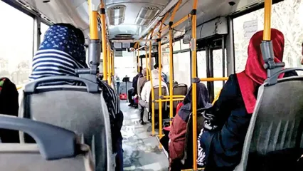 تغییر جایگاه بانوان در اتوبوس‌های BRT