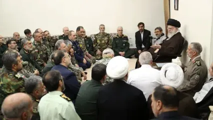 دیدار رهبری با فرماندهان عالی نیروهای مسلح/ گزارش تصویری
