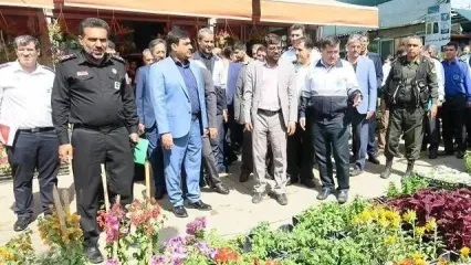 هشدار دادستانی در خصوص وضعیت ایمنی بازار گل و گیاه شهید محلاتی