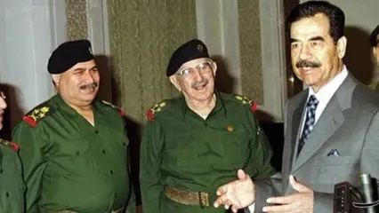 صدام حسین به ورزشگاه آزادی رفت! + عکس