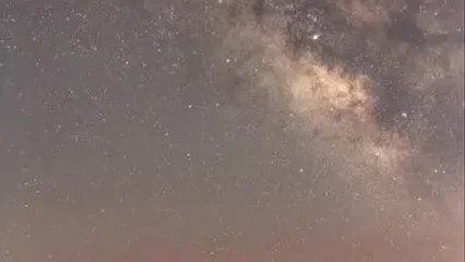 (ویدئو) کهکشان راه شیری بر فراز سبلان