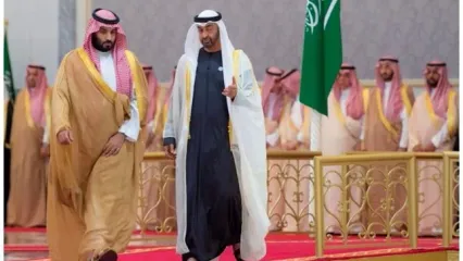 راز مگوی عربستان و امارات فاش شد/ عکسی که دست بن‌سلمان و بن‌زاید را رو کرد